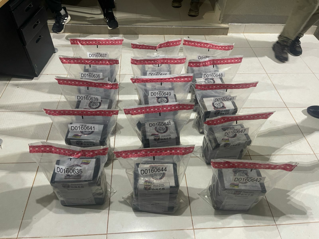 AUTORIDADES INCAUTAN 75 PAQUETES PRESUMIBLEMENTE COCAÍNA EN COSTAS DE PEDERNALES