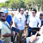 Wellington Arnaud supervisa obras en la Región Norte