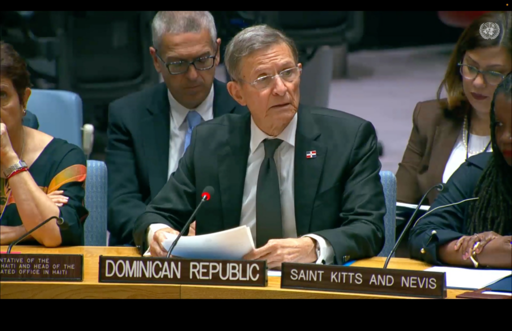 Canciller Roberto Álvarez participará en una nueva reunión del Consejo de Seguridad de la ONU sobre la situación en Haití