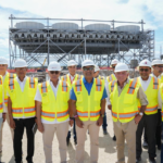Ministro Joel Santos supervisa avances de trabajos de Central Térmica Manzanillo Power Land
