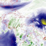 Sistema frontal traerá lluvias dispersas y temperaturas frescas este fin de semana en República Dominicana