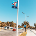 Alcaldía del DN honra a la patria con imágenes de héroes en el Malecón SD 