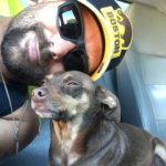 Un hombre se reencuentra con su perro tras 8 años perdido