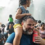 Bomberos del DN empapan de alegría con su Manguerazo del Verano en el parque Iberoamérica