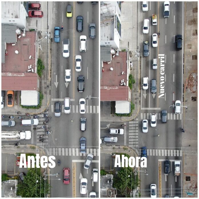 DIGESETT e INTRANT estrenan carril en la Ortega y Gasset para mejorar la movilidad