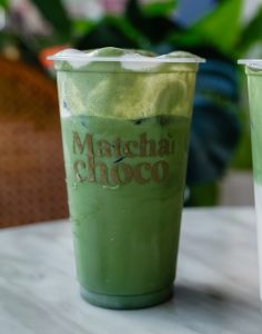 iced matcha latte matcha choco