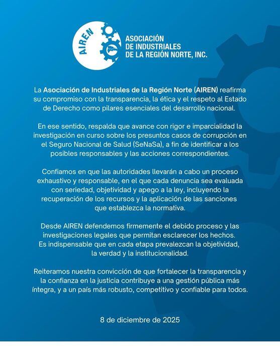 Diversos sectores respaldan medidas adoptadas en el caso Senasa