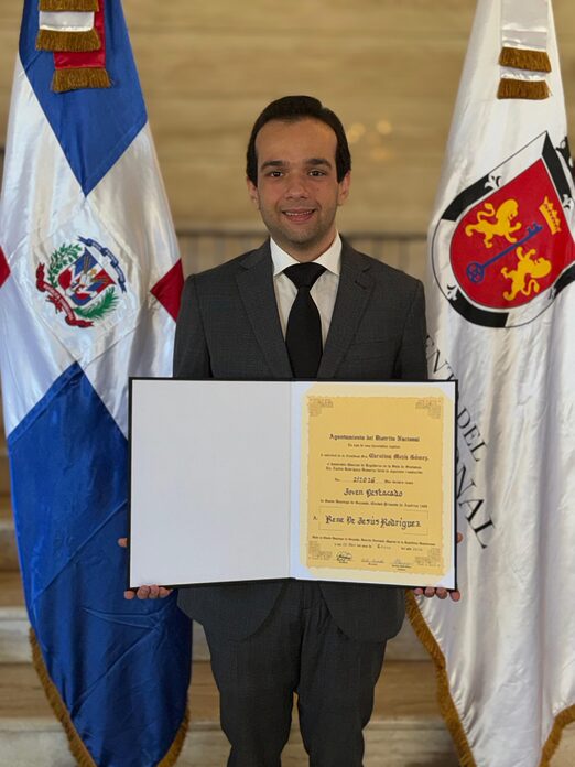 René Rodríguez es reconocido por la Alcaldía del Distrito Nacional como el Joven Destacado