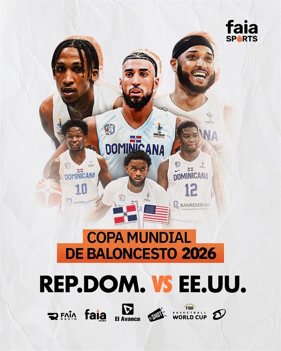FAIA Group adquiere derechos exclusivos de transmisión de partidos de la Selección Dominicana de Baloncesto rumbo al Mundial 2027