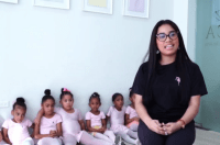 Angélica, la joven que convirtió su sueño de bailar en inspiración para decenas de niñas