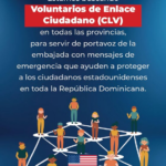 Embajada de EE.UU. en RD busca Voluntarios de Enlace Ciudadano en todo el país